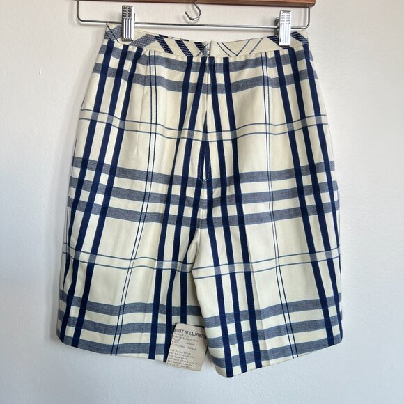 Real VINTAGE "Koret of California" plaid shorts / See measurements - Picture 3 of 9